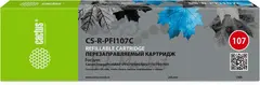 Картридж перезаправляемый струйный Cactus CS-R-PFI107C голубой для Canon imageProGRAF iPF670, 680, 685, 770, 780, 785 без чипа