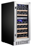 Винный шкаф Temptech Premium WPQ38DCS нерж. сталь