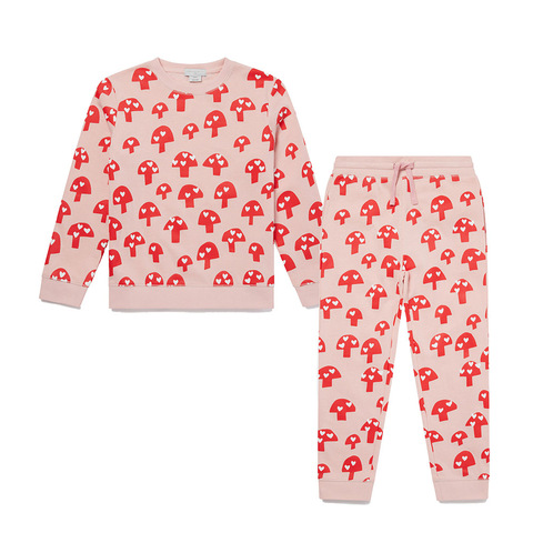 Свитшот и Брюки Stella McCartney Kids Mushrooms