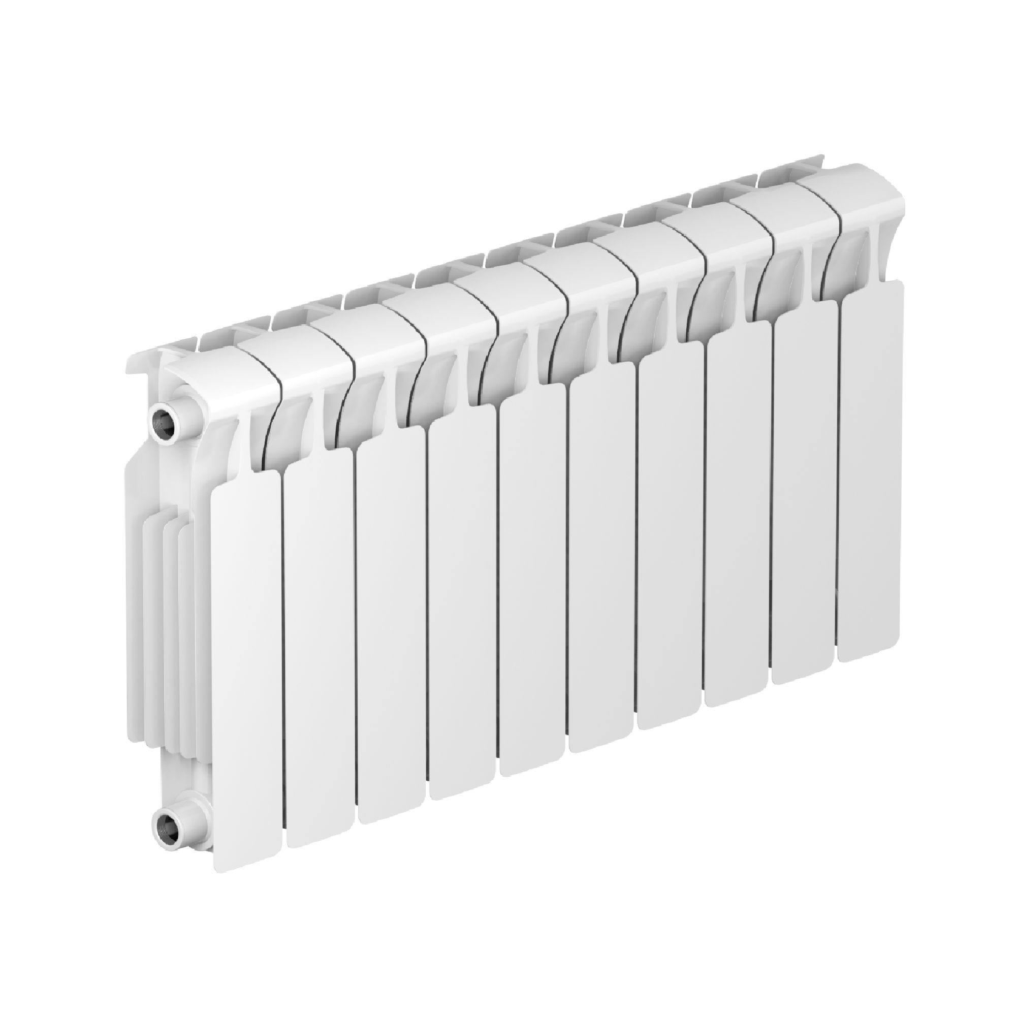 Радиатор отопления rifar monolit 350 10 секций биметаллический боковое подключение rm35010