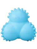 Хрустящий жевательный мяч для щенков Playology  с ароматом арахиса, голубой