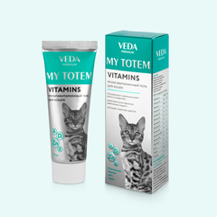 Veda MY TOTEM VITAMINS мультивитаминный гель для кошек 75мл