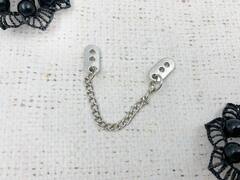 Вешалка для одежды металл, L 9,5 см, никель