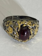 Ария-гранат (кольцо из серебра)