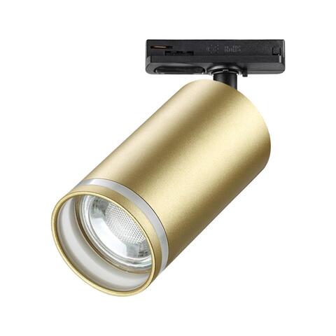 370878 PORT NT22 матовое золото Трековый светильник двухжильный IP20 GU10 9W 220V ULAR