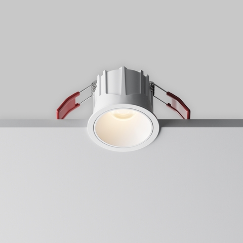 Встраиваемый светильник Maytoni Alfa led DL043-01-10W3K-RD-W-1