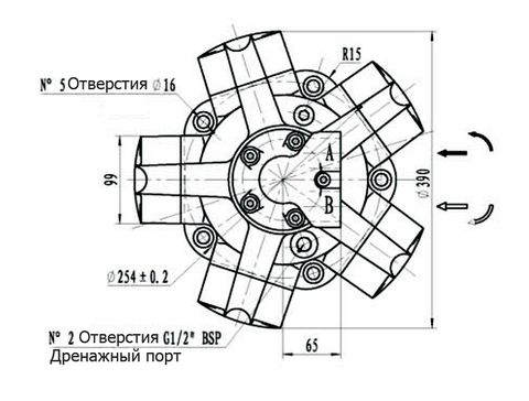 Гидромотор IPM4-700