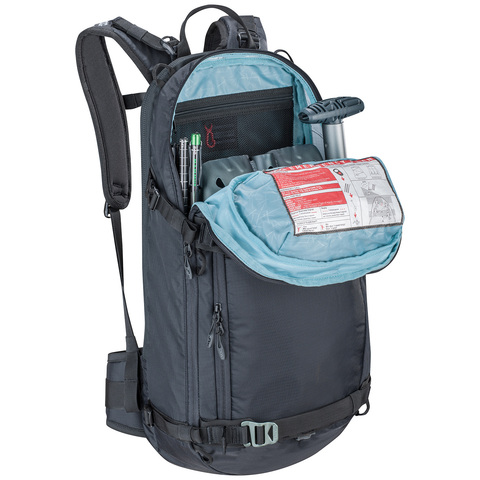 Картинка рюкзак горнолыжный Evoc Fr Pro 20 Black - 3