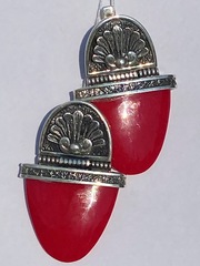 Мануш (серьги из серебра)