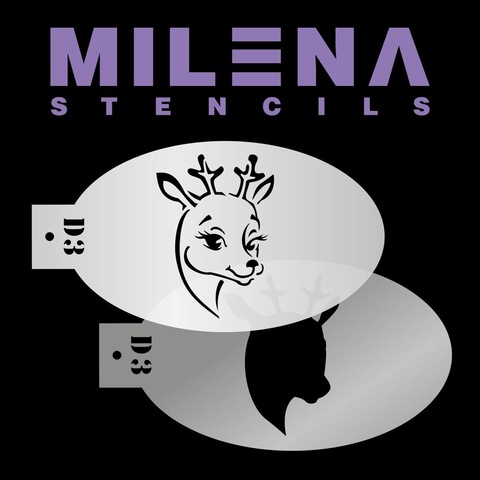 Трафарет Milena D3