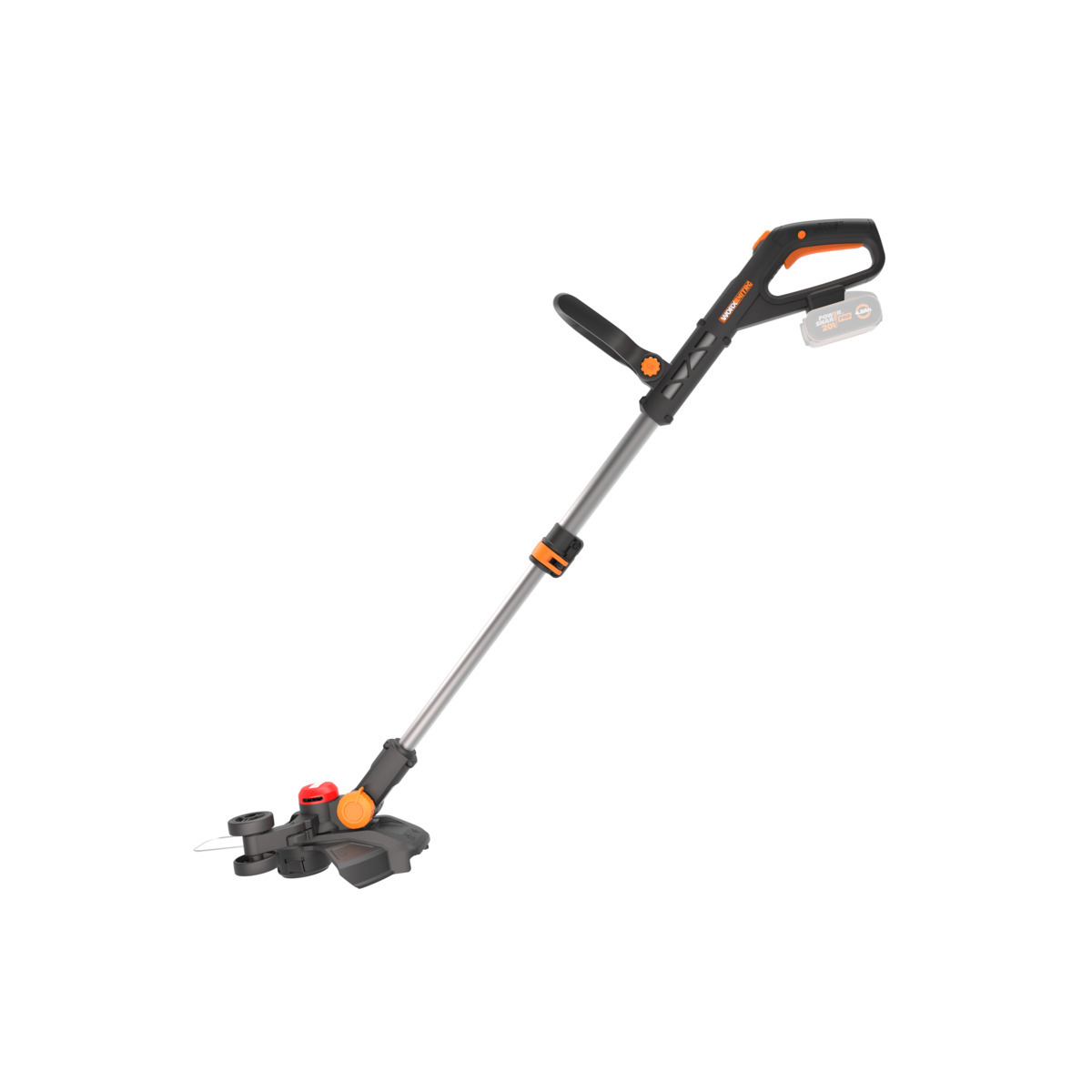 Триммер аккумуляторный бесщёточный WORX WG173E.9, 20В, 33см, без АКБ и ЗУ, коробка