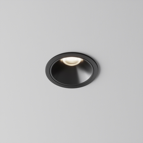 Встраиваемый светильник Maytoni Alfa led DL043-01-10W4K-RD-B-1