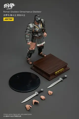 Фигурка Гладиатор Димахер масштаб 1/18 Roman Gladiator JoyToy