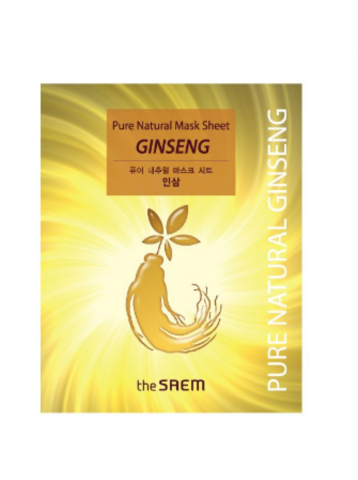 🦋 Pure Natural Mask Sheet [Ginseng] 20мл