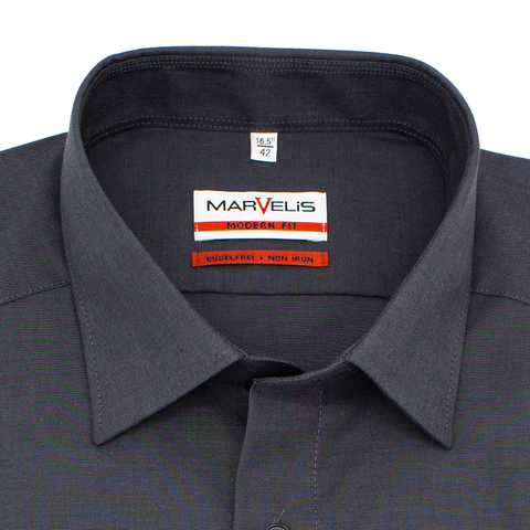 Классическая сорочка Marvelis Modern Fit 4704/64/68 темно-серая