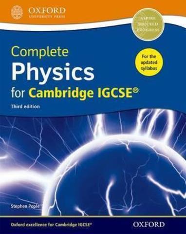 Complete Physics for Cambridge IGCSE ® Revision Guide 3d Ed. Oxford University Press