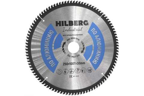 Диск пильный Hilberg Industrial Алюминий (250x30 мм; 100Т)  HA250