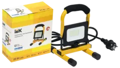 Прожектор СДО 06-20П переносной 6500К IP65 черный IEK LPDO603-020-65-K02