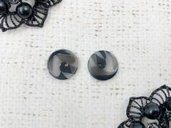Пуговицы, d 1,8 см, 2 прокола, серый