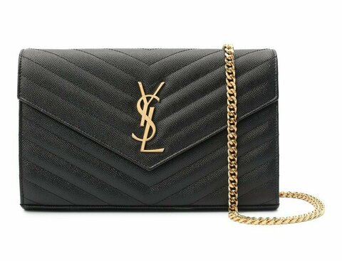 Сумка Saint Laurent Monogram Envelope черный