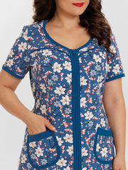 4595В Халат на молнии