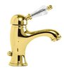 Cezares VINTAGE-LSM1-01-Sw VINTAGE-LSM1-01-Sw Смеситель для раковины однорычажный с донным клапаном, исполнение хром, ручки Swar