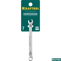 KRAFTOOL 7 мм, комбинированный гаечный ключ (27079-07)