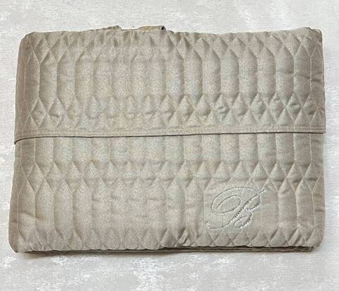 Покрывало 270x270 Blumarine Cinema бежевое