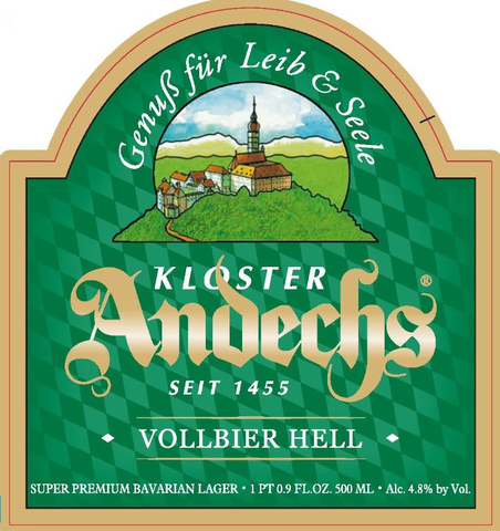 Пиво Andechser Vollbier Hell Пиво Andechser Vollbier Hell