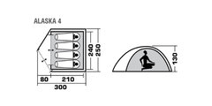 Купить Палатка Trek Planet Alaska 4 (70163) от производителя недорого.