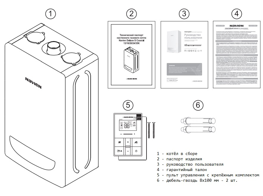 Газовый котел Koreastar Premium Atmo (серия)