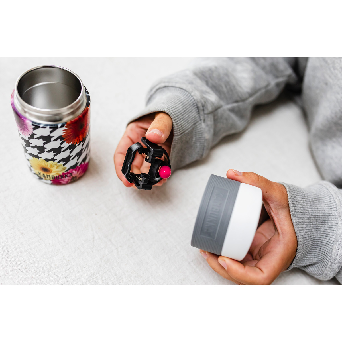 Термокружка Kambukka Etna (300 мл), Цветочный пэтчворк, арт. 11-01037 - фото 6