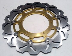 Диск тормозной передний на Yamaha  MT01 2005-2006 г.в., золотой лепестковый