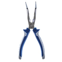 Длинногубцы КОБАЛЬТ изогнутые 200 мм, (1 шт.) подвес (Арт. 647-185)
