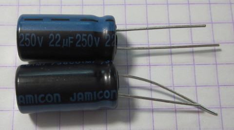 22,0x250V 105C Jamicon