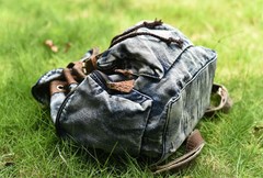 Джинсовый рюкзак C.L.B. Jeans