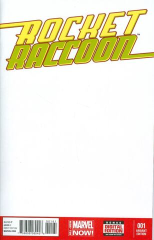 Rocket Raccoon Vol 2 #1 (Blank cover) (Б/У)