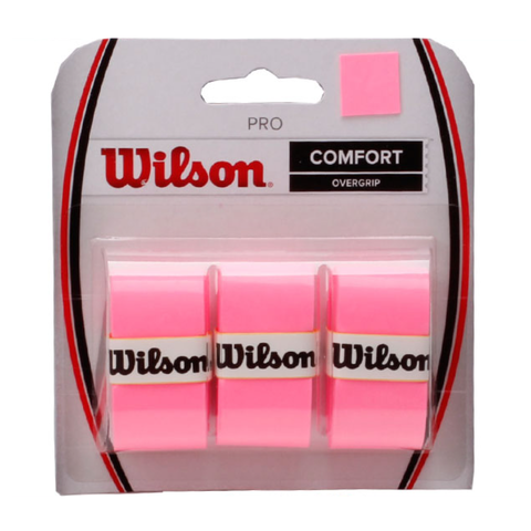 Намотка для ракетки Wilson PRO Comfort Overgrip Pink (3шт)