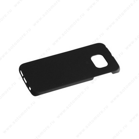 Накладка софт тач для Samsung S6 Edge 6925 черная