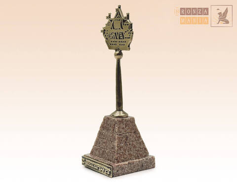 фигурка Адмиралтейский кораблик на граните