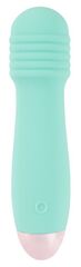 Мятный мини-вибратор Cuties Mini - 12,5 см. - 