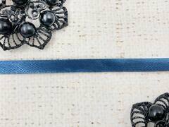 Лента атласная, ш. 0,5 см, синий