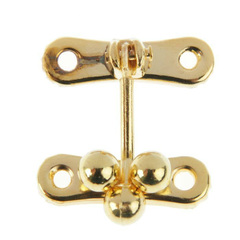 Замок металл для шкатулки  "Молоточек" золото 2,7*2,8см 2272574