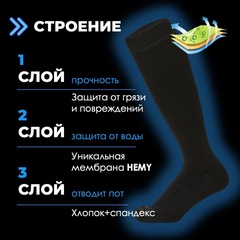 Носки водонепроницаемые высокие Skully FSW-650 - 2