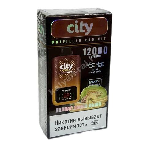 City Energy Pro URT POD Kit - Ананас Банан Дыня 12000 затяжек