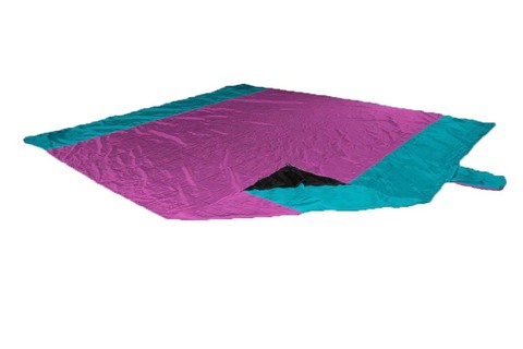 Картинка пляжное покрывало Ticket to the Moon Beach Blanket Pink/Turquoise - 1
