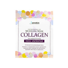 Альгинатная маска антивозрастная с коллагеном ANSKIN Collagen Modeling Mack 25 г