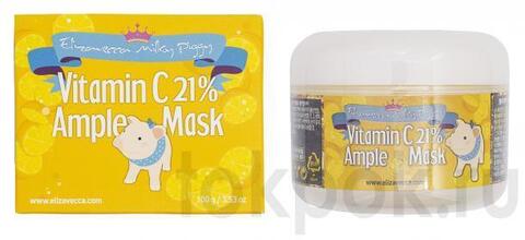 Маска для лица Elizavecca Milky Piggy Vitamin C 21% Ample Mask, 100 гр