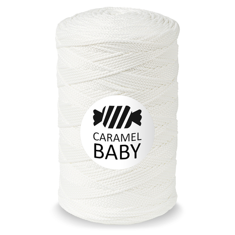 Шнур для вязания Caramel Baby 500 м молочный коктейль 7686