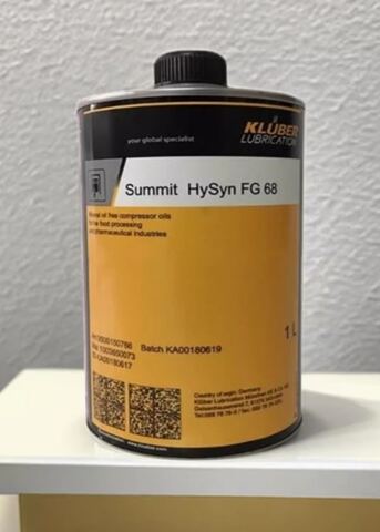 Klubersynth Summit HySyn FG 68 - масло для пищевой и фармацевтической промышленности - 1 л